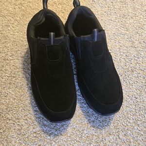 Men's Black Slip-On Shoes